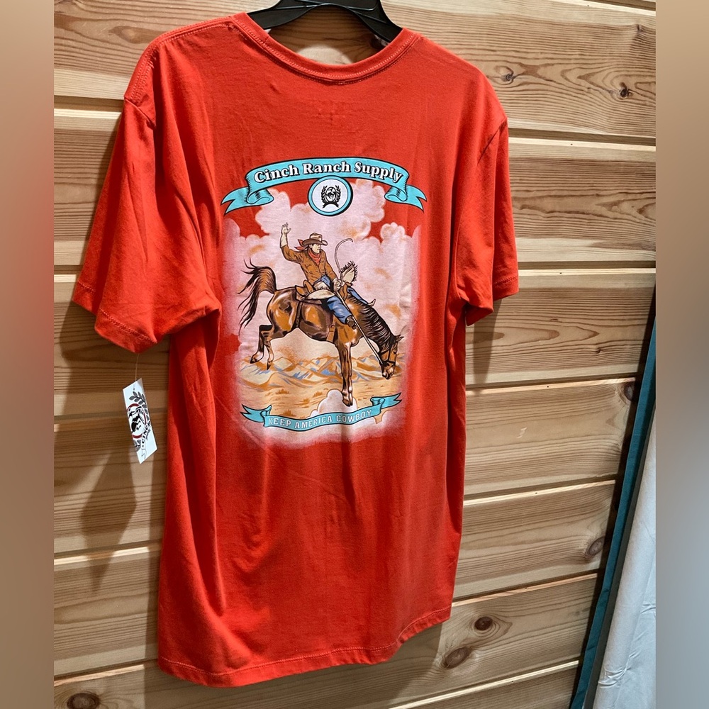 NWT Orange graphic tee #MTT1690618